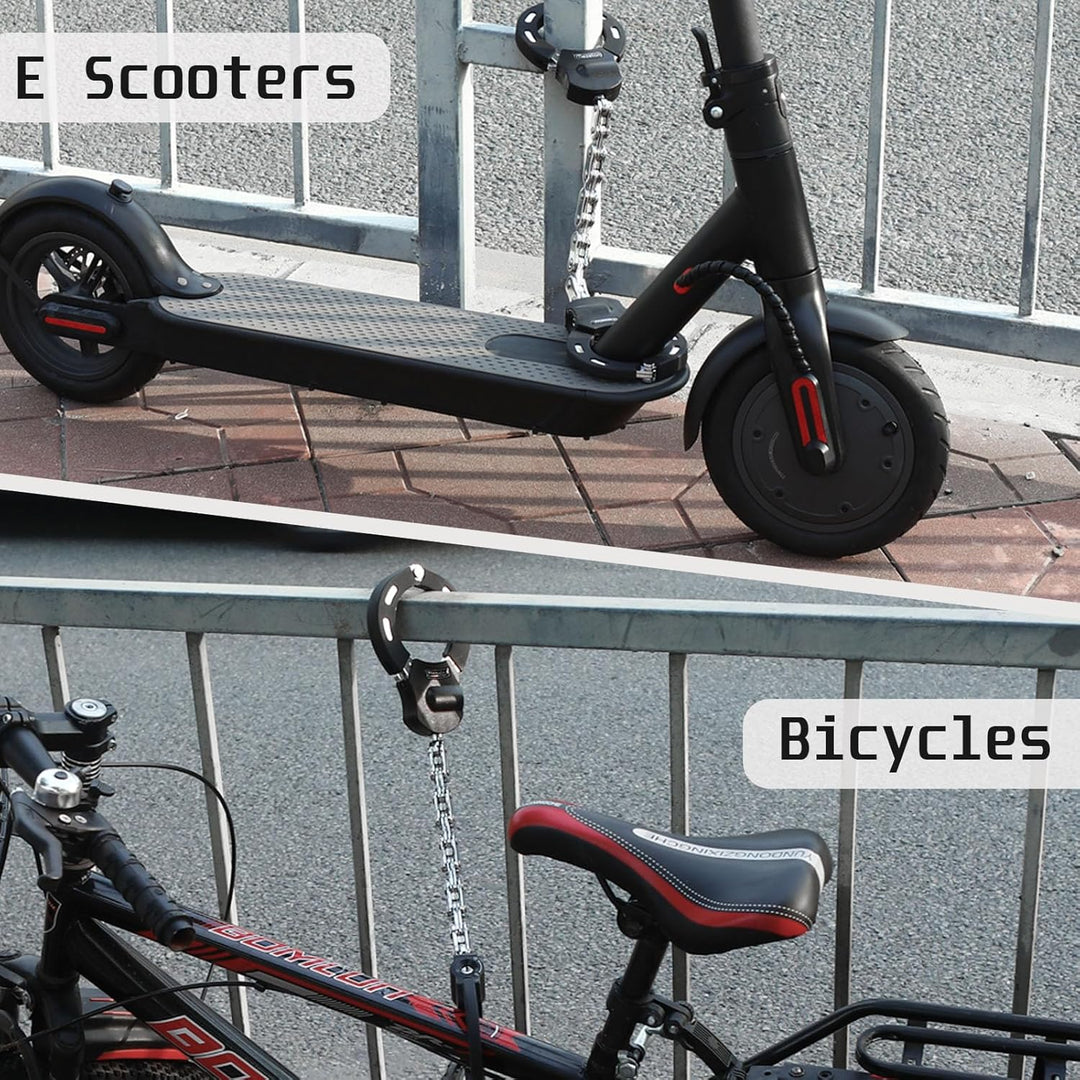 Mezelon E Scooter Schloss | Fahrradschloss | Hochsicherheits-Schlösser | Handschellenschloss | Hochb