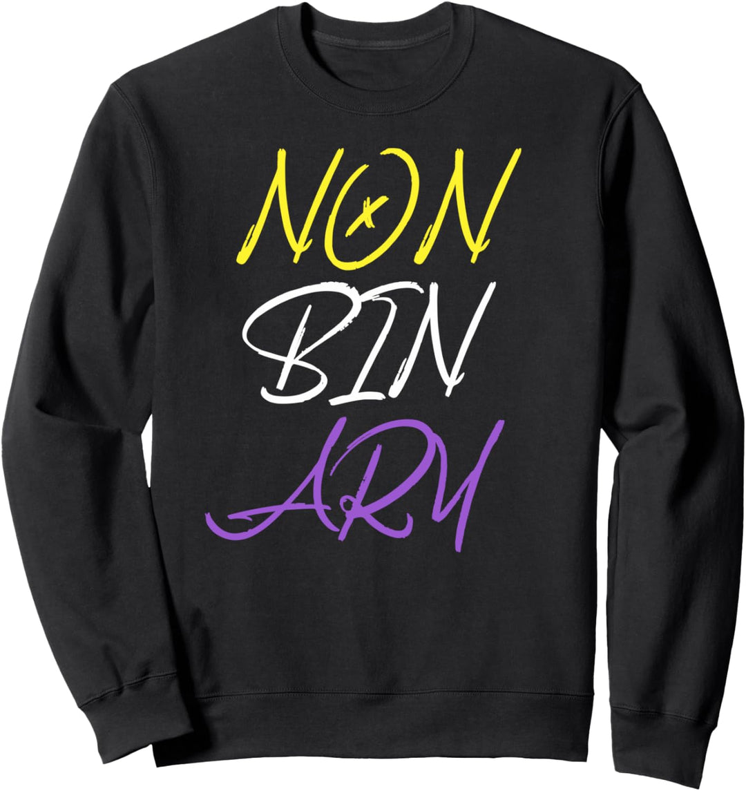 Non-Binary - LGBTQ English American Sweatshirt