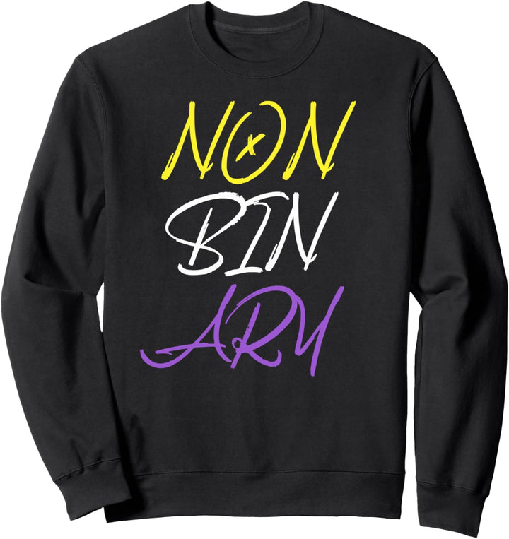 Non-Binary - LGBTQ English American Sweatshirt