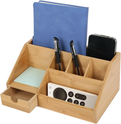 IGTOPS Schreibtisch Organizer Holz, Tischorganizer Stiftehalter Kinder Desk Organiser, Multifunktion