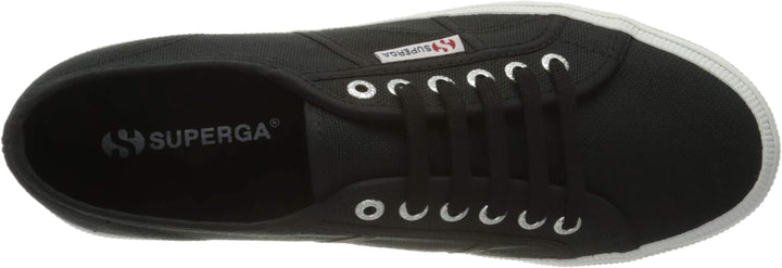 Superga Unisex 2736 Cotu Dbl3 Gymnastikschuhe 38 EU Schwarz Black Fwhite F83, 38 EU Schwarz Black Fw