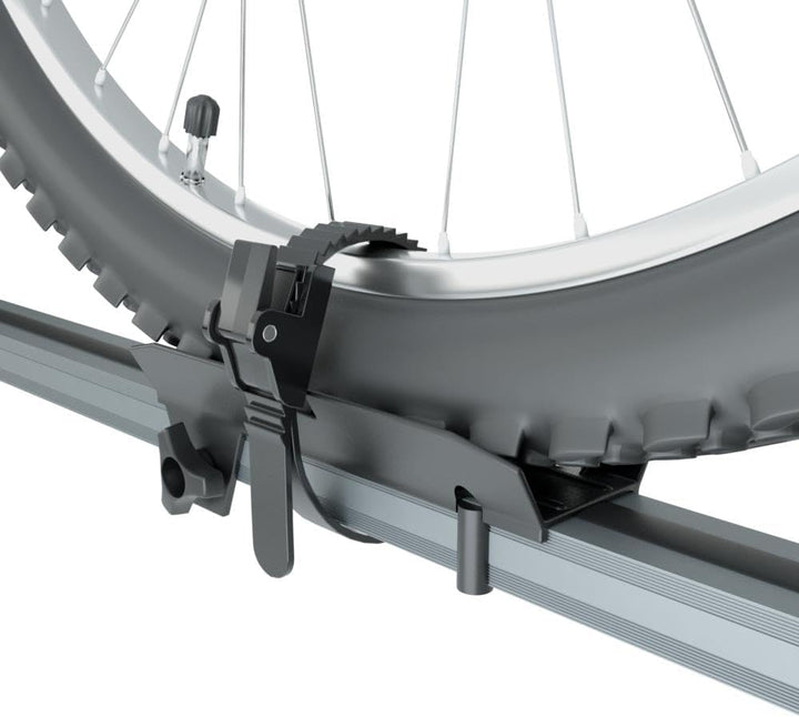 Mossa 2X Dachfahrradträger, Dachfahrradhalter mit Schlüssel und Alubalken - BR9492