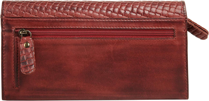 Bruno Banani Geldbörse Echt Leder rot Damen - 020470
