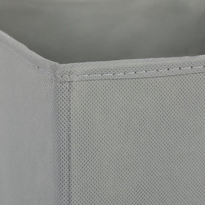 Relaxdays Aufbewahrungsbox 4er Set, Faltbare Regalboxen, HxBxT: 30x30x30 cm, mit Griffen, Faltboxen