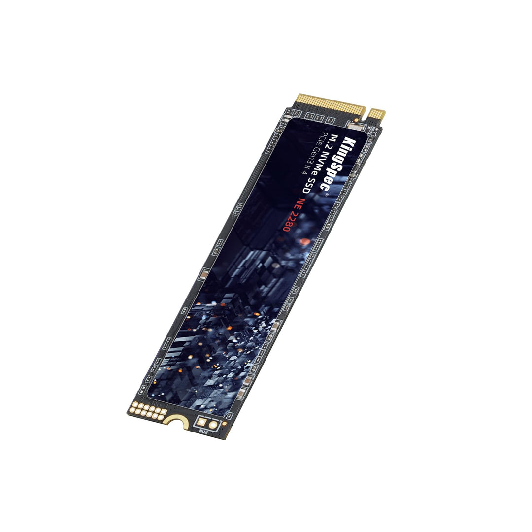 KingSpec SSD 256GB, M.2 NVMe Gen3x4 SSD 2280 - Bis zu 2400MB/s, Internes Solid State Drive mit 3D NA