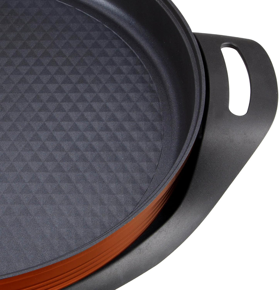 Jata JEPE1639 Elektrische Paella-Pfanne, antihaftbeschichtet, Durchmesser 38 cm, Tiefe 5 cm, gleichm
