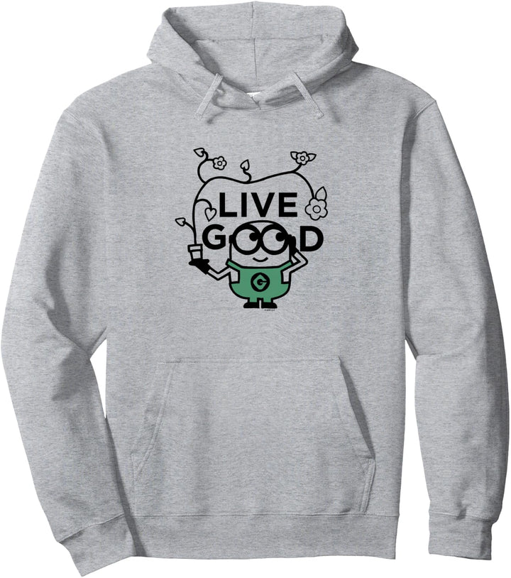 Despicable Minions Live Good Flower Pot Portrait Pullover Hoodie