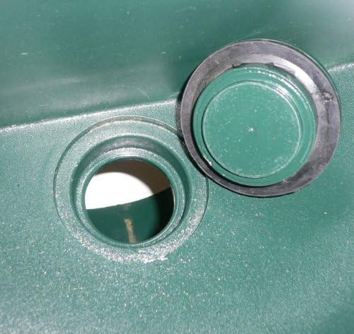 DEGAMO Wandbrunnen Tirol im Nostalgie - Antik-Look aus rostfreiem Aluguss, dunkelgrün, 75cm. Voll fu