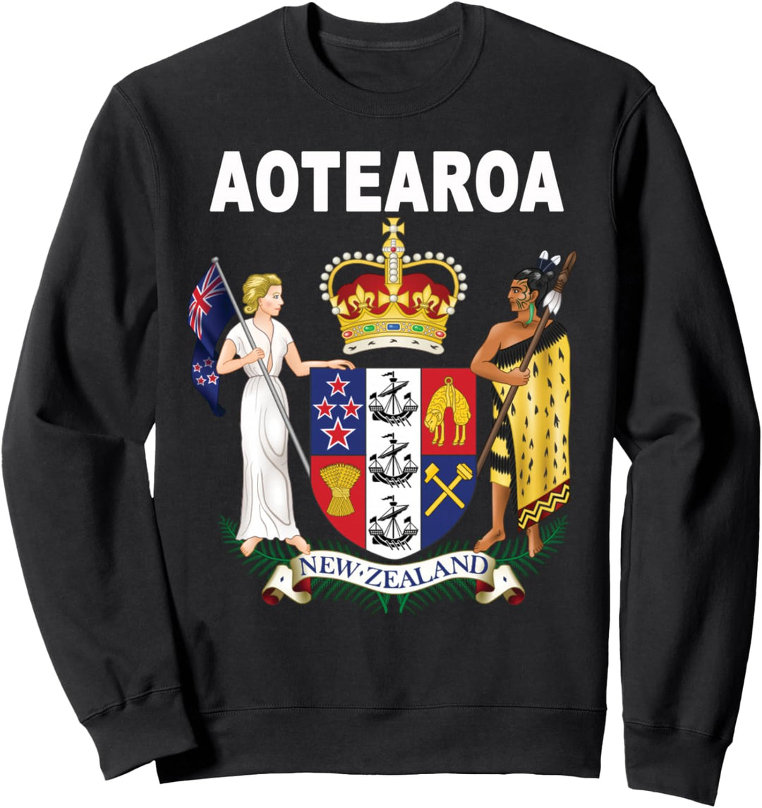 Aotearoa New Zealand Emblem Maori Sweatshirt
