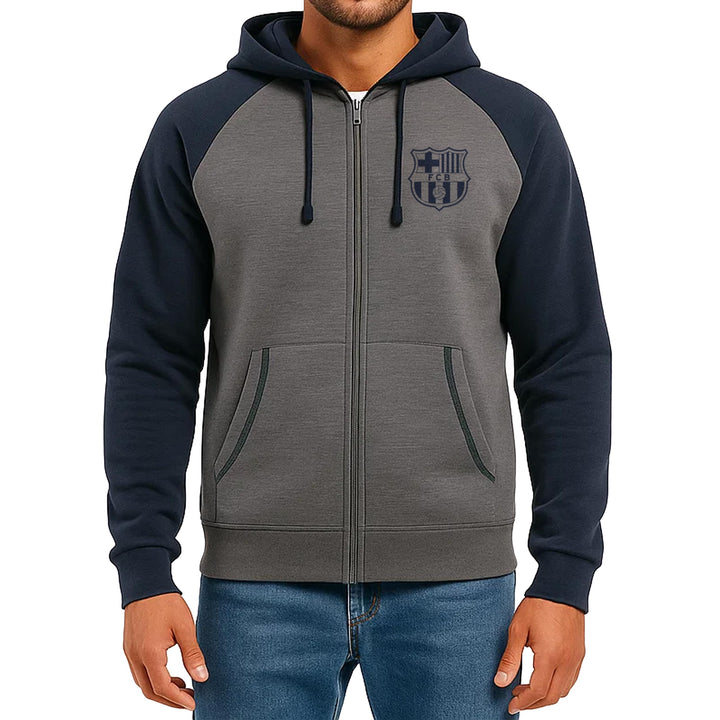Icon Sports Herren Full-Zip Lightweight Hoodie Leichter Kapuzenpullover mit durchgehendem Reissversc