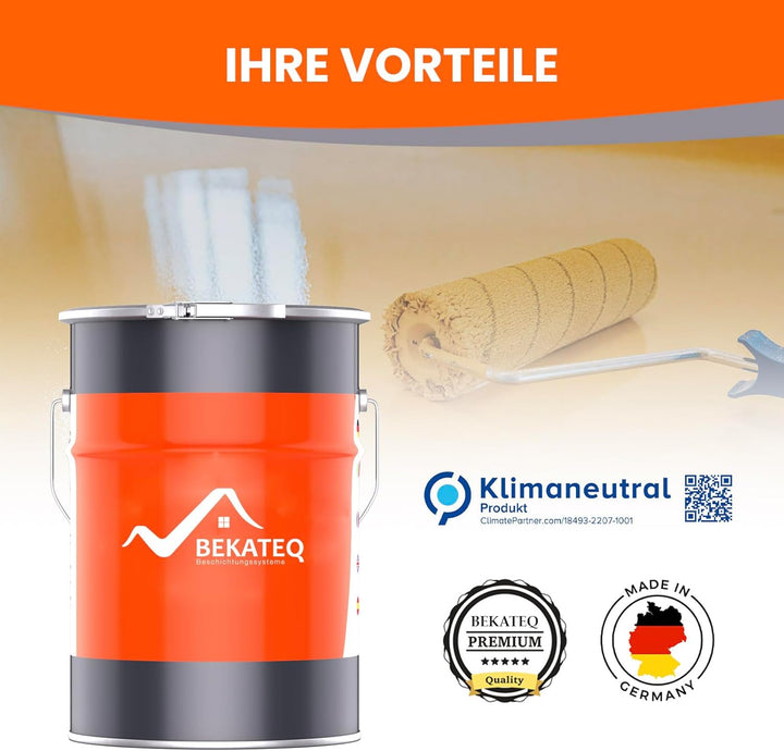 BEKATEQ 1K PU Versiegelung 3kg farblos BK-635PU Beton Holz Fliessen Steinteppich innen aussen, 3kg F