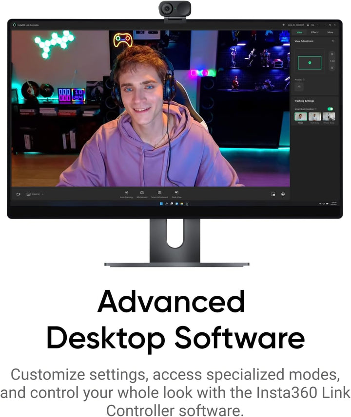 Insta360 Links2C Stativ-Paket 2.0 Graphitschwarz Stativ-Bundle 2.0, Graphitschwarz Stativ-Bundle 2.0