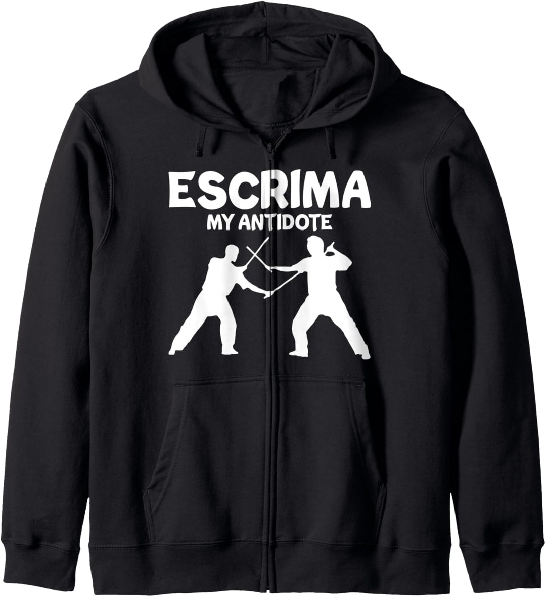 Escrima Mein Gegenmittel Filipino Martial Arts Kali-Sticks Kapuzenjacke