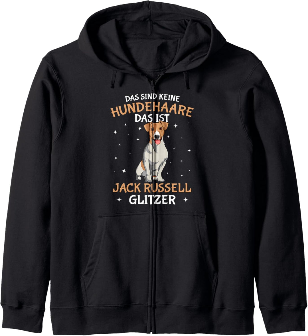 Jack Russell Terrier Glitzer Hundehalter Frauchen Hunde Kapuzenjacke