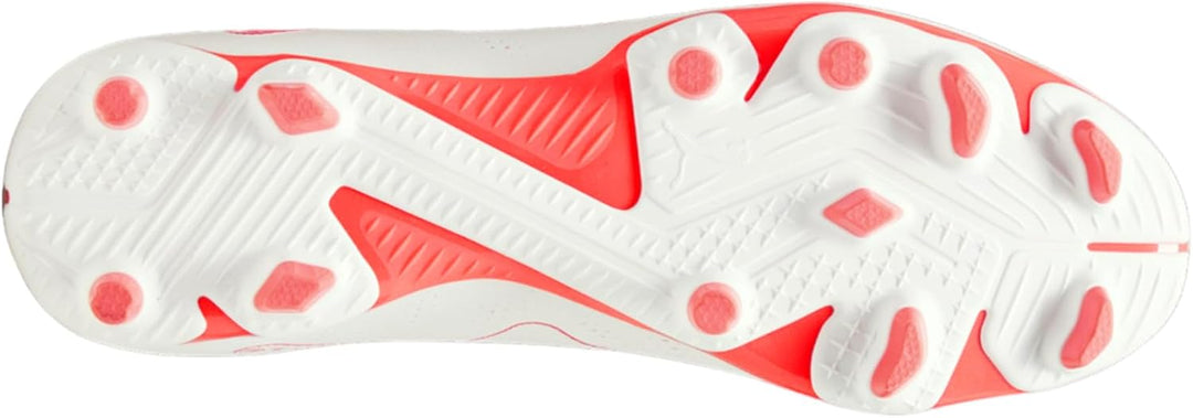 PUMA Herren Future Play Fg/Ag Fussballschuh, Puma White Fire Orchid