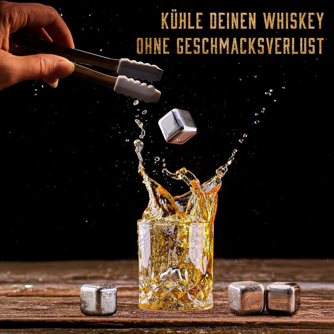 WHISISKEY Whiskey Karaffe Set - Whiskey Geschenkset - Geschenke für Männer - Männergeschenke Geschen