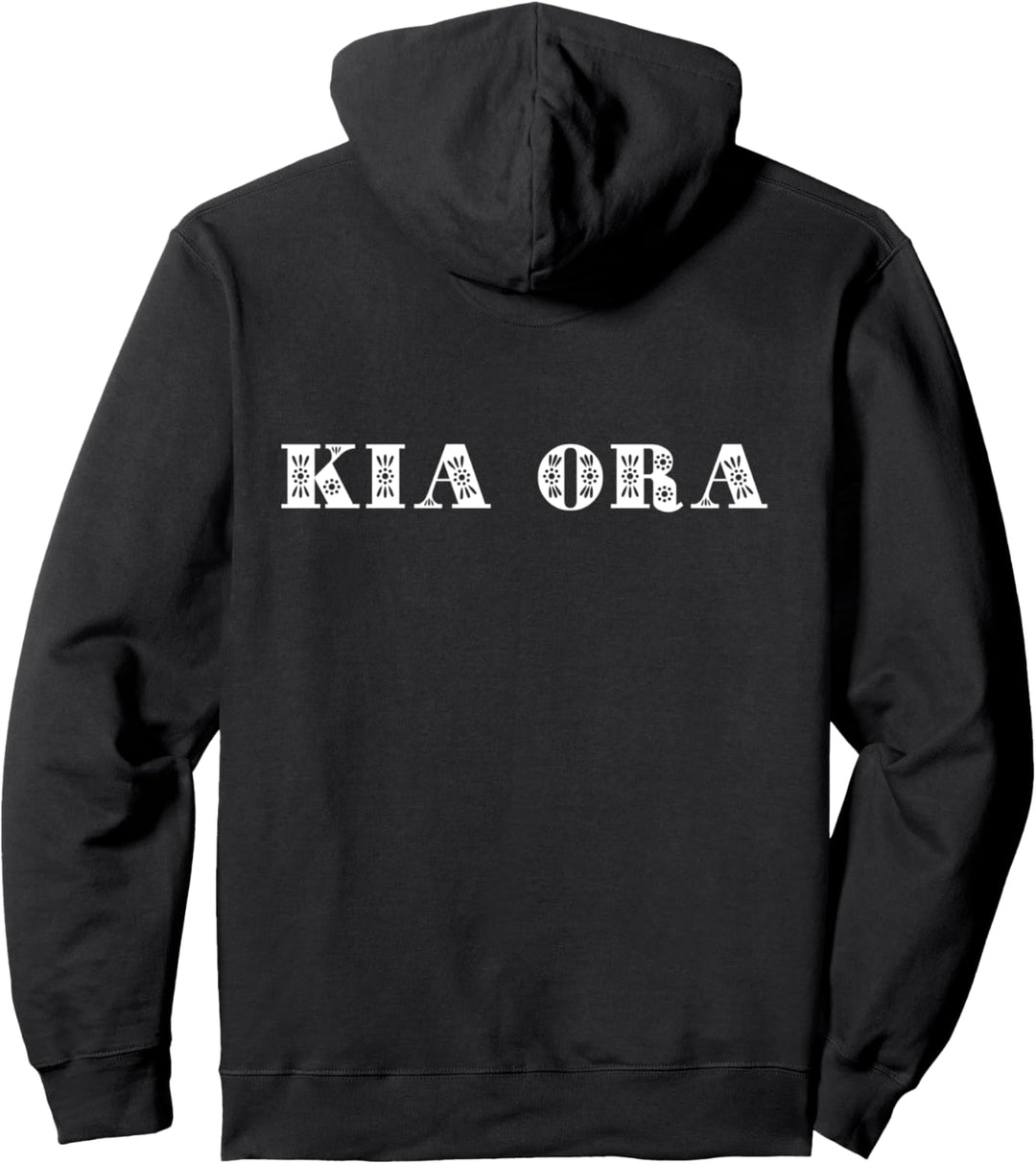 Kia Ora Maori Gruss Neuseeland Ureinwohner Neuseeländer Stolz Pullover Hoodie