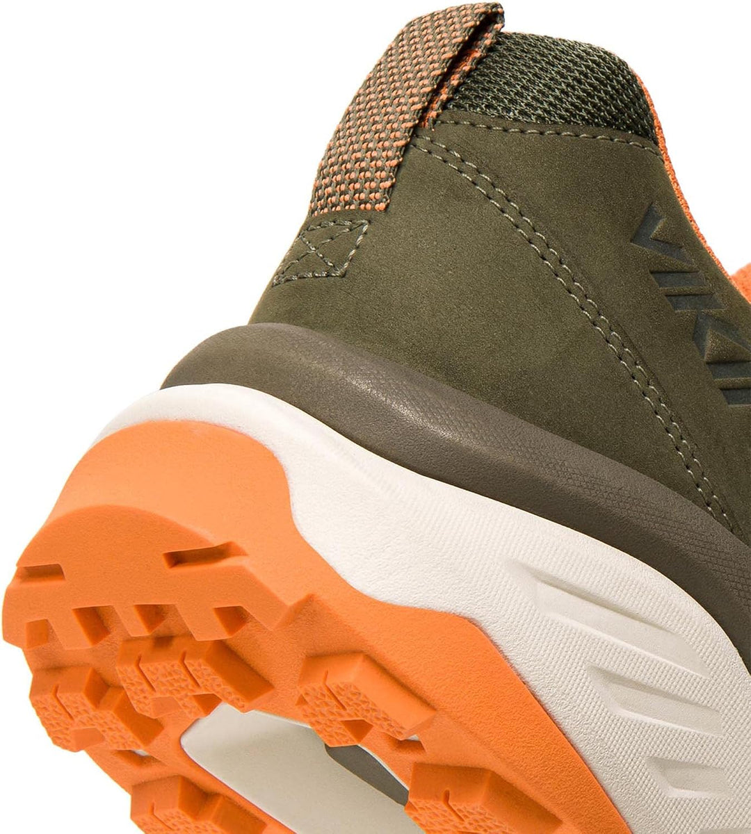 Viking Cerra Hike Low Gtx M Walking Shoe Herren 43 EU Weit Olive Orange, 43 EU Weit Olive Orange
