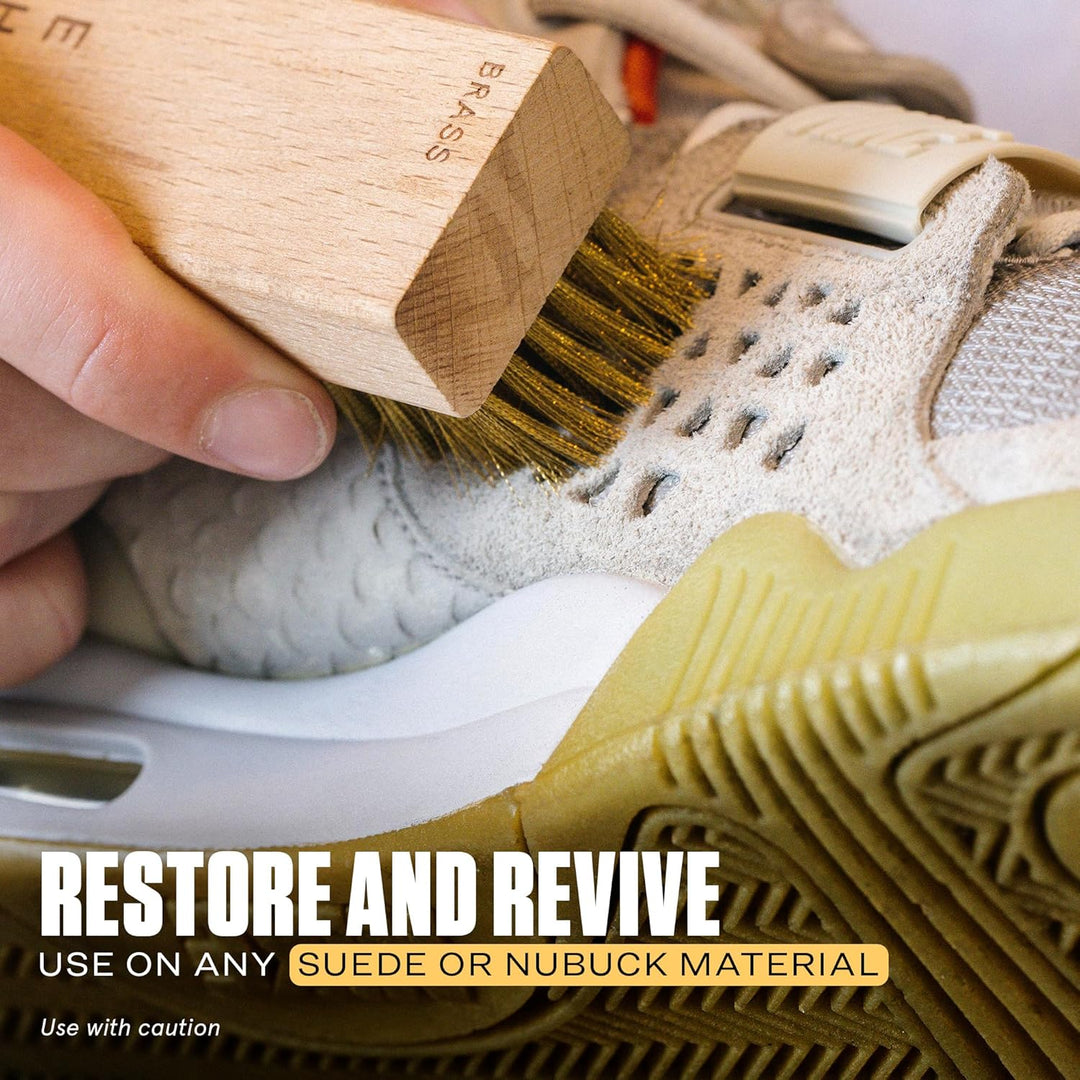 Reshoevn8r Nubuck Suede Shoe Cleaner Kit Cleaning Restore and Extend Messingbürste, Messingbürste