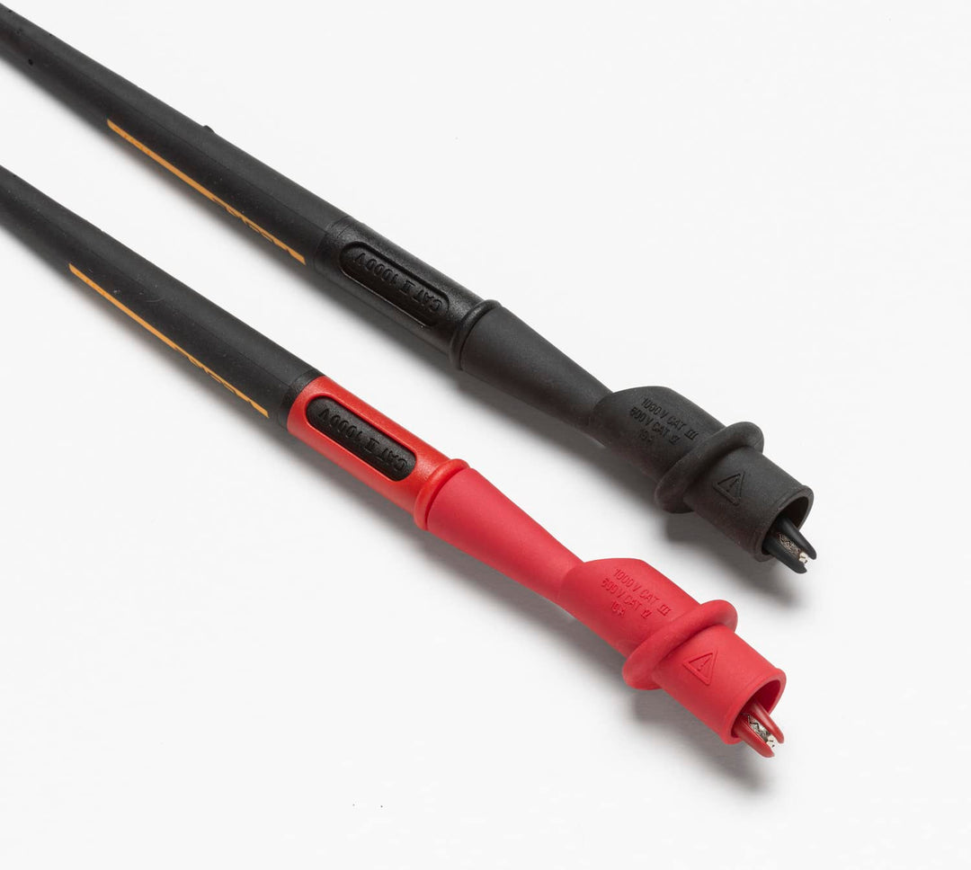 Fluke AC175 Sicherheits-Abgreifklemmen-Set Buchse 2 mm CAT IV 600 V, CAT III 1000 V Rot, Schwarz