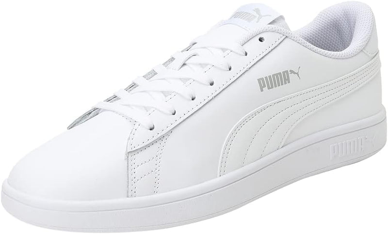 PUMA Unisex Smash V2 L Sneaker 47 EU Puma White Puma White, 47 EU Puma White Puma White