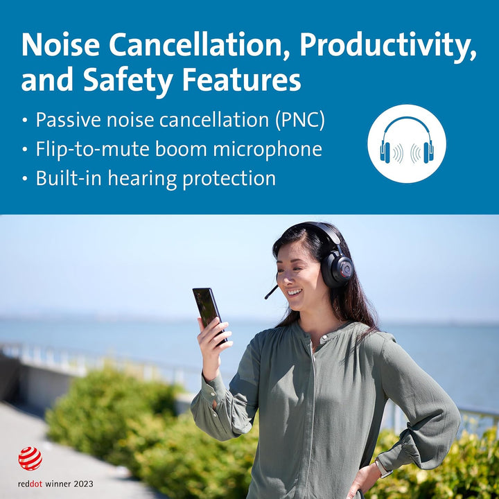Kensington H3000 Over-Ear Bluetooth Kopfhörer mit Mikrofon, Windows- und Mac-kompatibles kabelloses