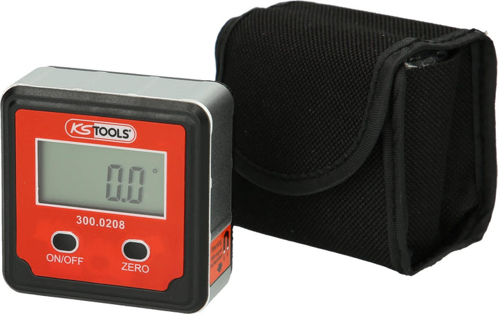 KS Tools 300.0208 Digitale Wasserwaage mit Winkelmesser