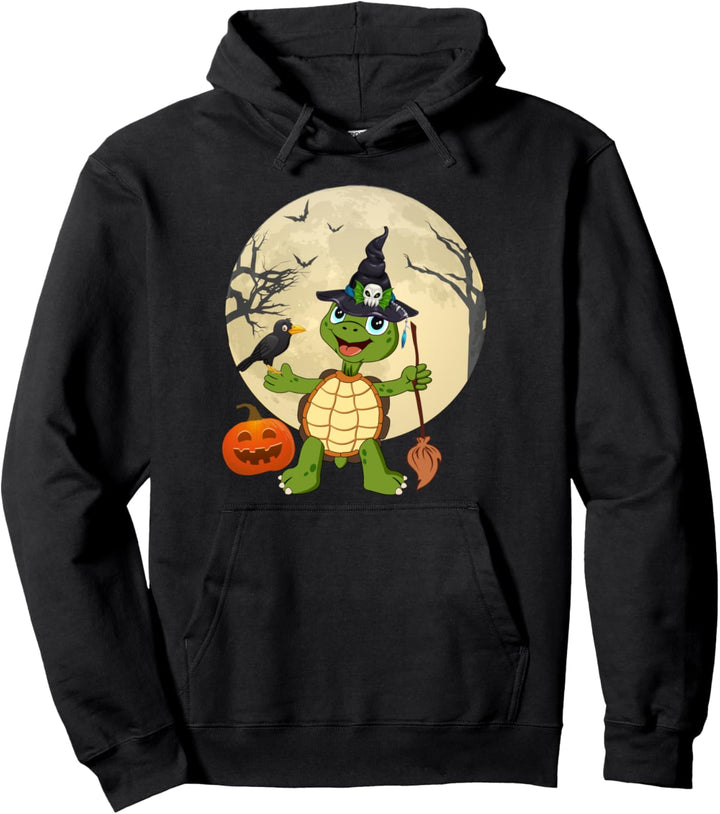 Schildkröten Halloween Kostüm Kürbis Party Hexen Pullover Hoodie