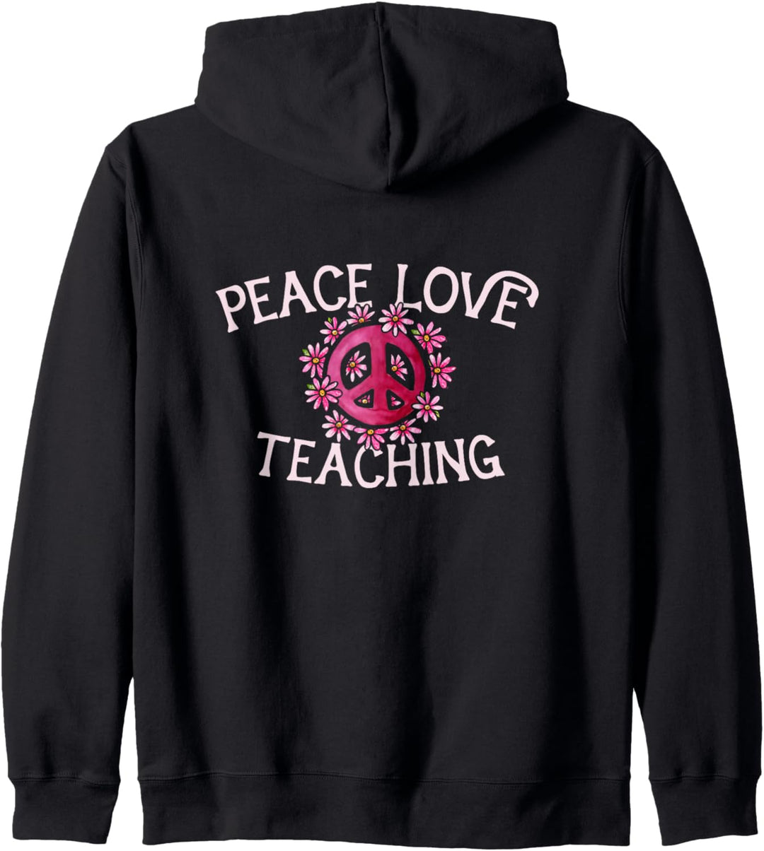 Peace Love Teaching Kapuzenjacke