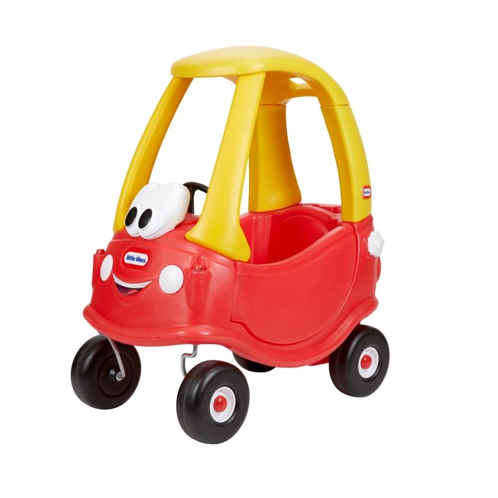 Little Tikes 612060E5 Cozy Coupe Car-Kids Ride-On Rutschfahrzeug, Mini Schiebe-Auto mit echter Hupe,