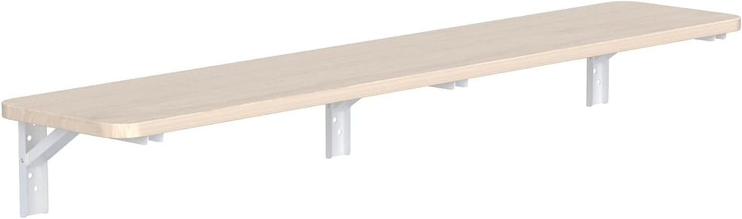 Maclean MC-129 faltbares Wandregal 100x20cm Tragkraft 50kg Klapptisch mit sicherer Verriegelung Klap