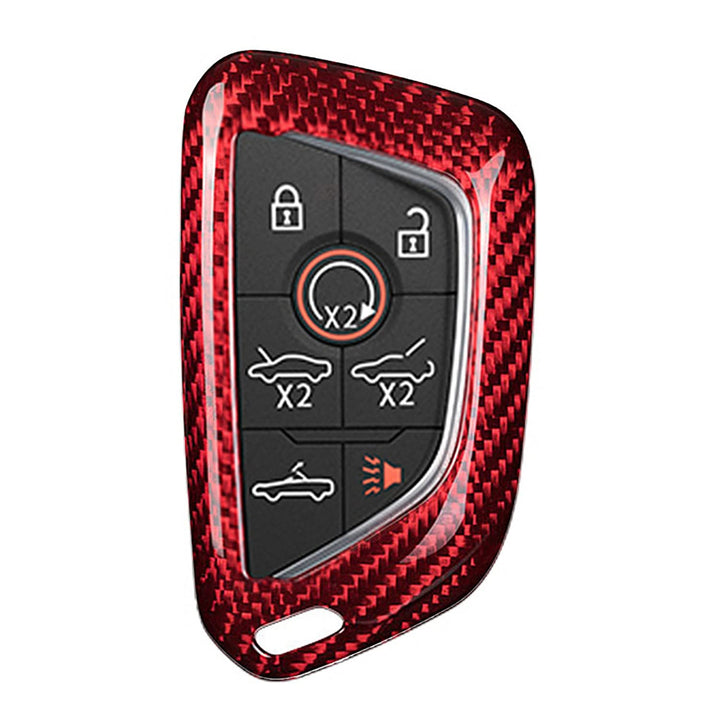 M.JVisun Echte Kohlefaser Abdeckung Fall Für Chevrolet Chevy Corvette C8 2020-2021 Auto Schlüssel Sc