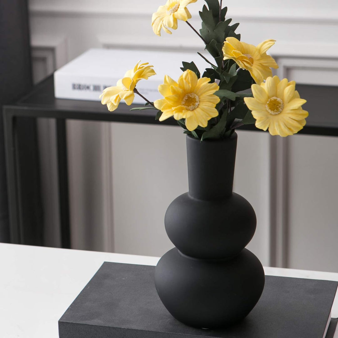 Tenforie Blumenvase aus Keramik für Dekoration, Blumenvase für Heimdekoration, Wohnzimmer, Zuhause,