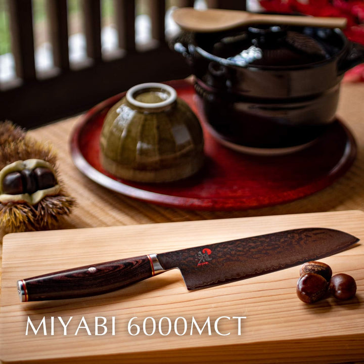 Miyabi 234073-241-0 Gyutoh Kochmesser, Stahl, 240 mm, silber / braun, 39,7 x 7,7 x 2,9 cm Gyutoh 24