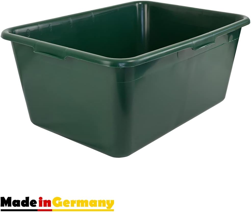 Petigi Wildwanne Wanne Gross Lebensmittelecht XXL Gross Eckig 90 Liter Kunststoffwanne Plastikwanne