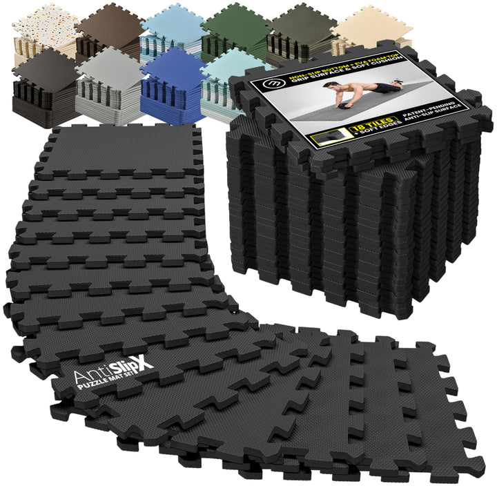 Schutzmatten Bodenschutzmatte Set Sportmatte Gymnastikmatte Puzzlematte: Puzzle Sportgeräte Matte Fi