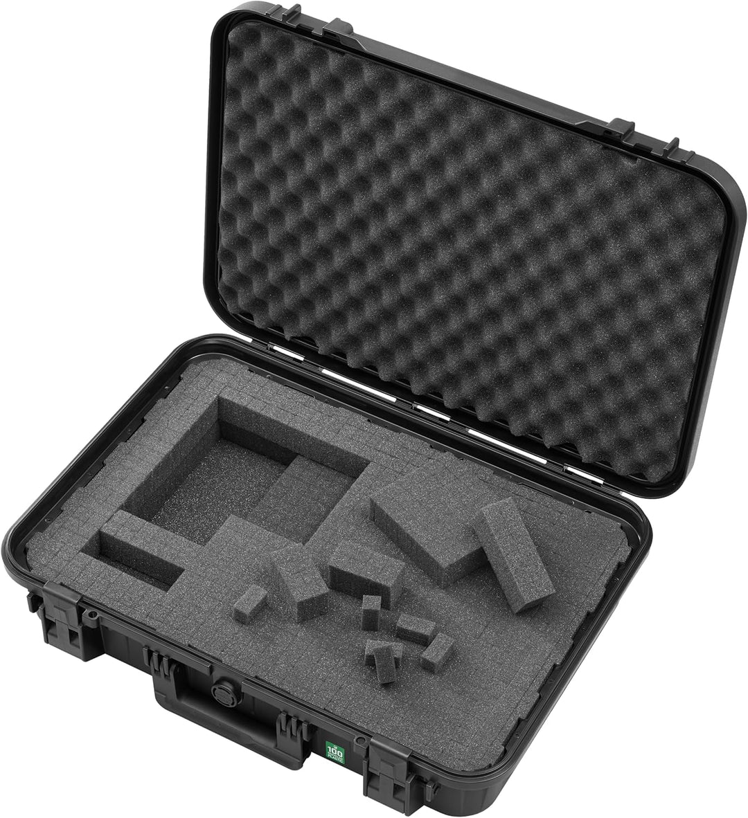 TOMcase Laptop Koffer 16–18 Zoll wasserdicht - ECO Schutzkoffer für Notebook Tablet und Zubehör - St