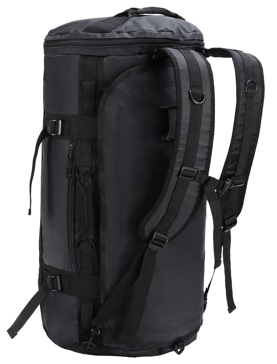 MIER Grosse Sporttasche wasserdicht Sportrucksack mit Schuhfach umwandelbar in Rucksack, 45L/60L/90L