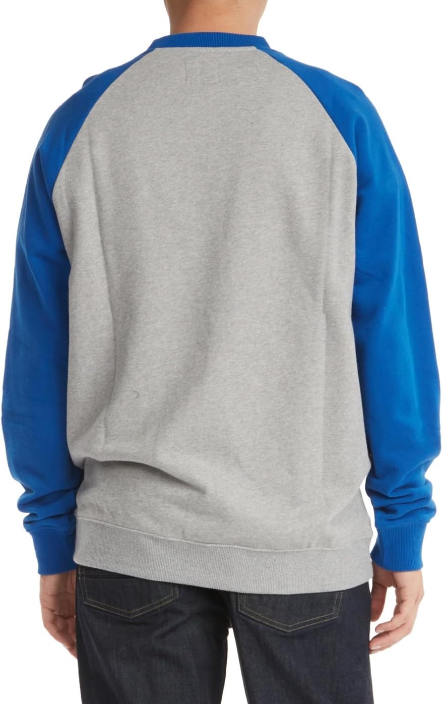 DC Shoes Herren Dc Star Pilot Raglan Crew Sweatshirt M Heather Grey/Turkish Sea, M Heather Grey/Turk