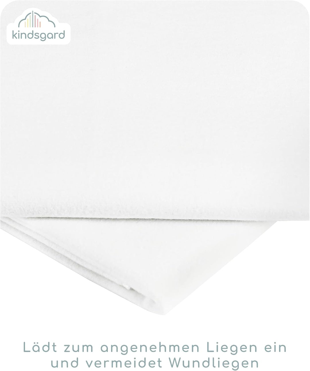 kindsgard Baby Betteinlage/Matratzenschutz tistap - 2er Pack - 70 x 140 cm - 100% Baumwolle - Waschb