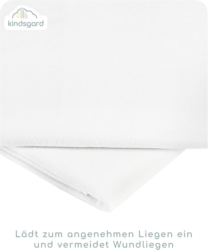 kindsgard Baby Betteinlage/Matratzenschutz tistap - 2er Pack - 70 x 140 cm - 100% Baumwolle - Waschb