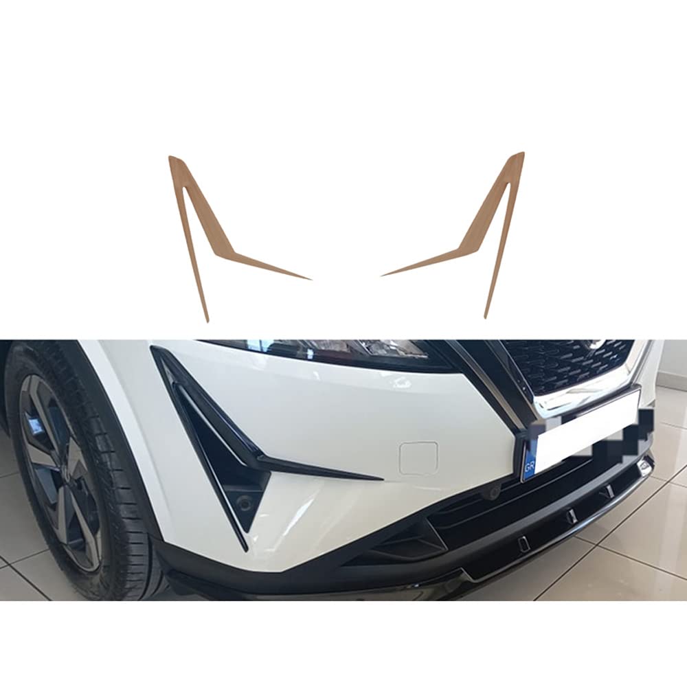 Motordrome K176–002 Frontspoiler-Flügel (Ecken) kompatibel mit Nissan Qashqai III (J12) 2021- (PU)