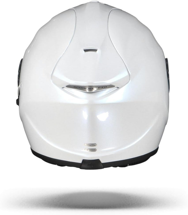 Scorpion Motorradhelm EXO-1400 AIR OLID Matt Schwarz S M durchsichtig, M durchsichtig