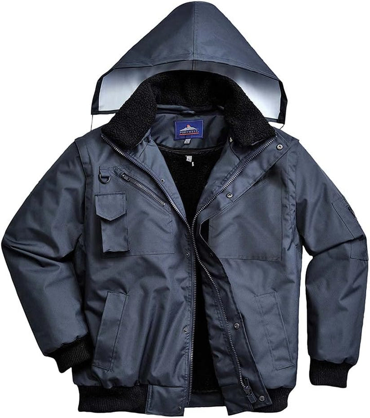 Portwest 4-in-1 Pilotjacke, Grösse: M, Farbe: Marine, F465NARM M Blu Navi, M Blu Navi