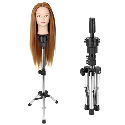 Greensen Puppenkopfständer für Übungskopf Friseure Übungskopf Ständer Friseurstativ Stativ Einstellb