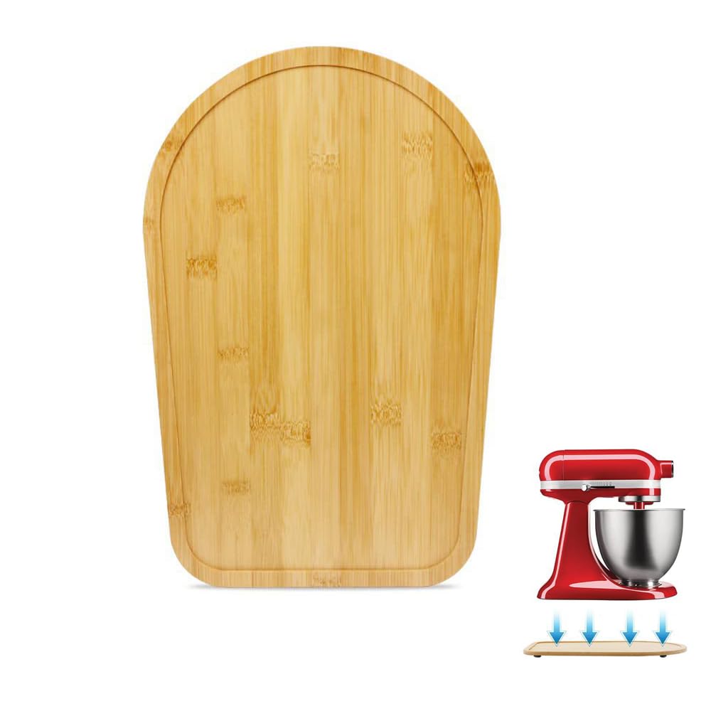 Holz-Mixer-Schiebebasis, 4,5/5 Quart-Halter, 34 x 21 cm, für Küchenmixer-Geräte