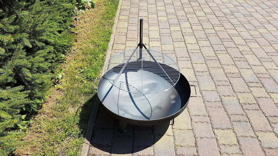 Grillrost Ø 60 cm für alle Feuerschalen ; Universell einsetzbarer Grillrost für alle Feuerschalen mi