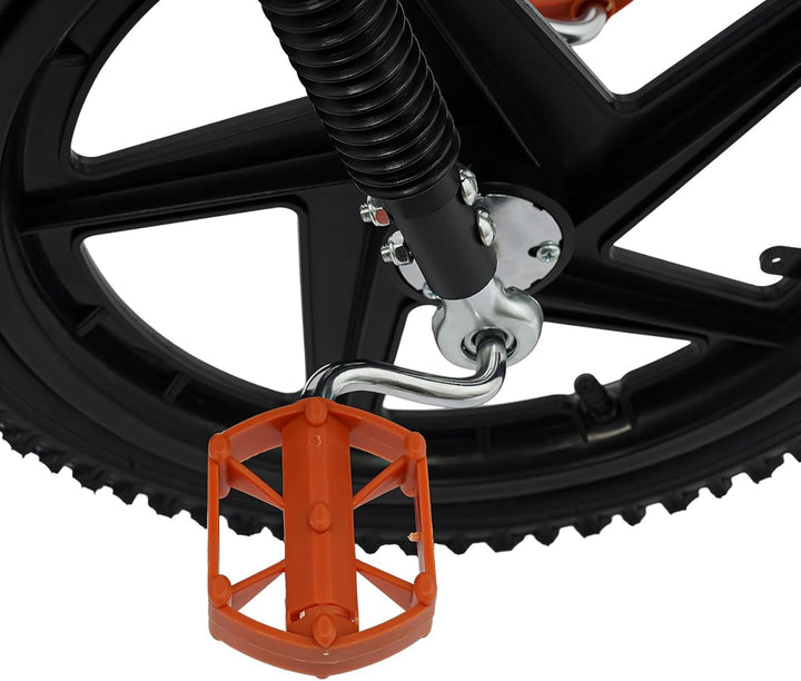 Pedal Drift Scooter für Kinder, Blau Tarnmuster Design, Leuchtende Hinterräder & Verstellbare Länge