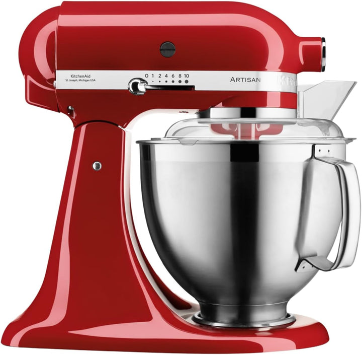 Kitchen Aid Küchenmaschine ARTISAN 4,8 L - Das Original - 5KSM185PSEER Empire Rot, Rot