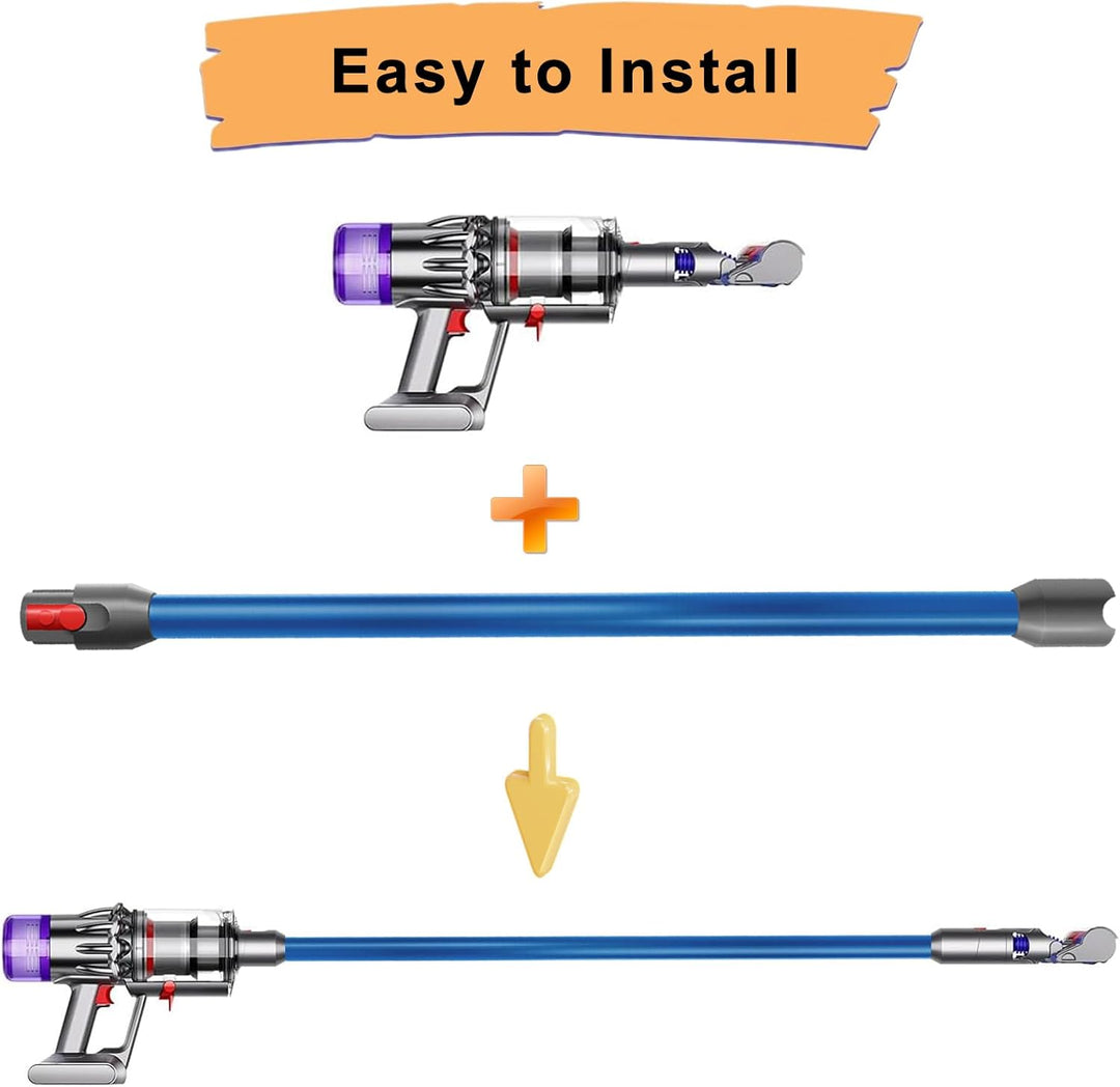 Schnellspanner Verlängerungsrohr für Dyson V12 Detect Slim Stabstaubsauger, Ersatzteile Verlängerung